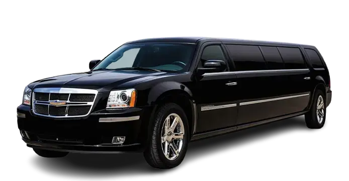 Luxury limousine in Atlanta providing professional chauffeur service for airport transfers, weddings, corporate travel, and special events