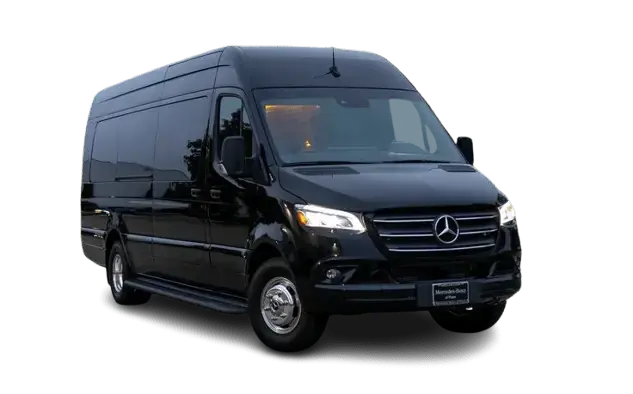 Luxury sprinter van service in Atlanta providing comfortable chauffeur-driven group transportation for airport, events, and corporate travel