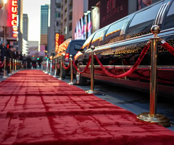 Luxury limousine event and concert transportation in Atlanta providing professional chauffeur service for groups attending concerts, shows, and special events